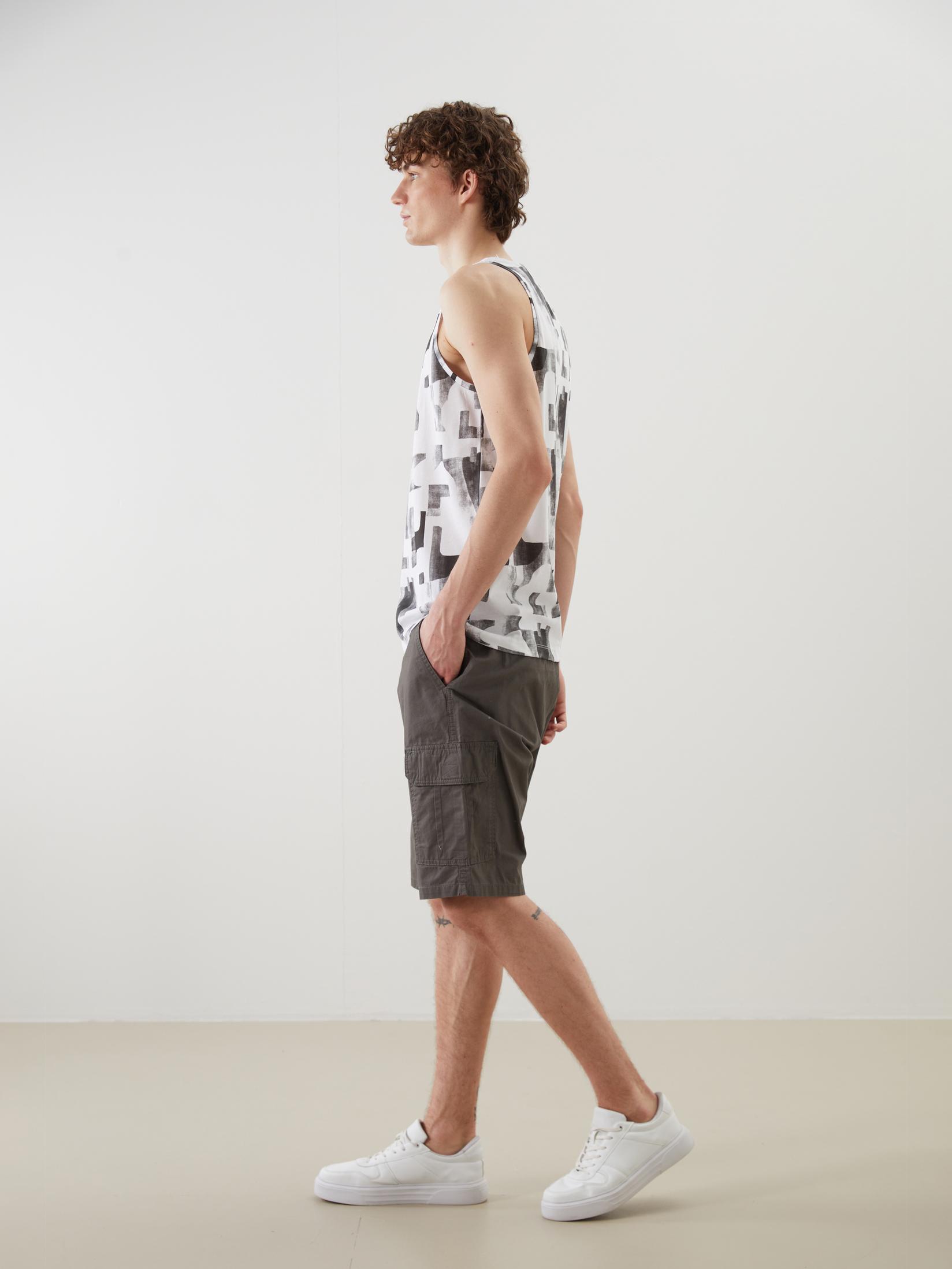 LC Waikiki Muški šorc S4AJ60Z8-SEM, Kaki