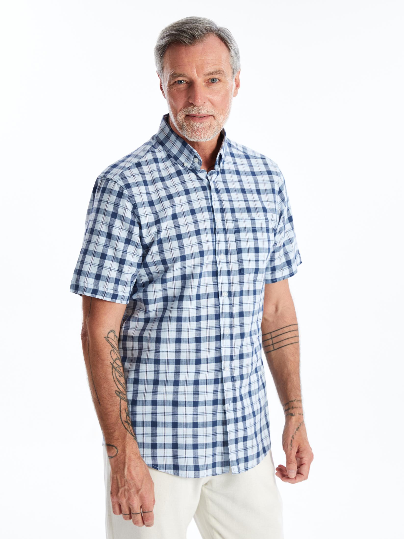 LC Waikiki Muška košulja S4FY36Z8-LLC, Plava