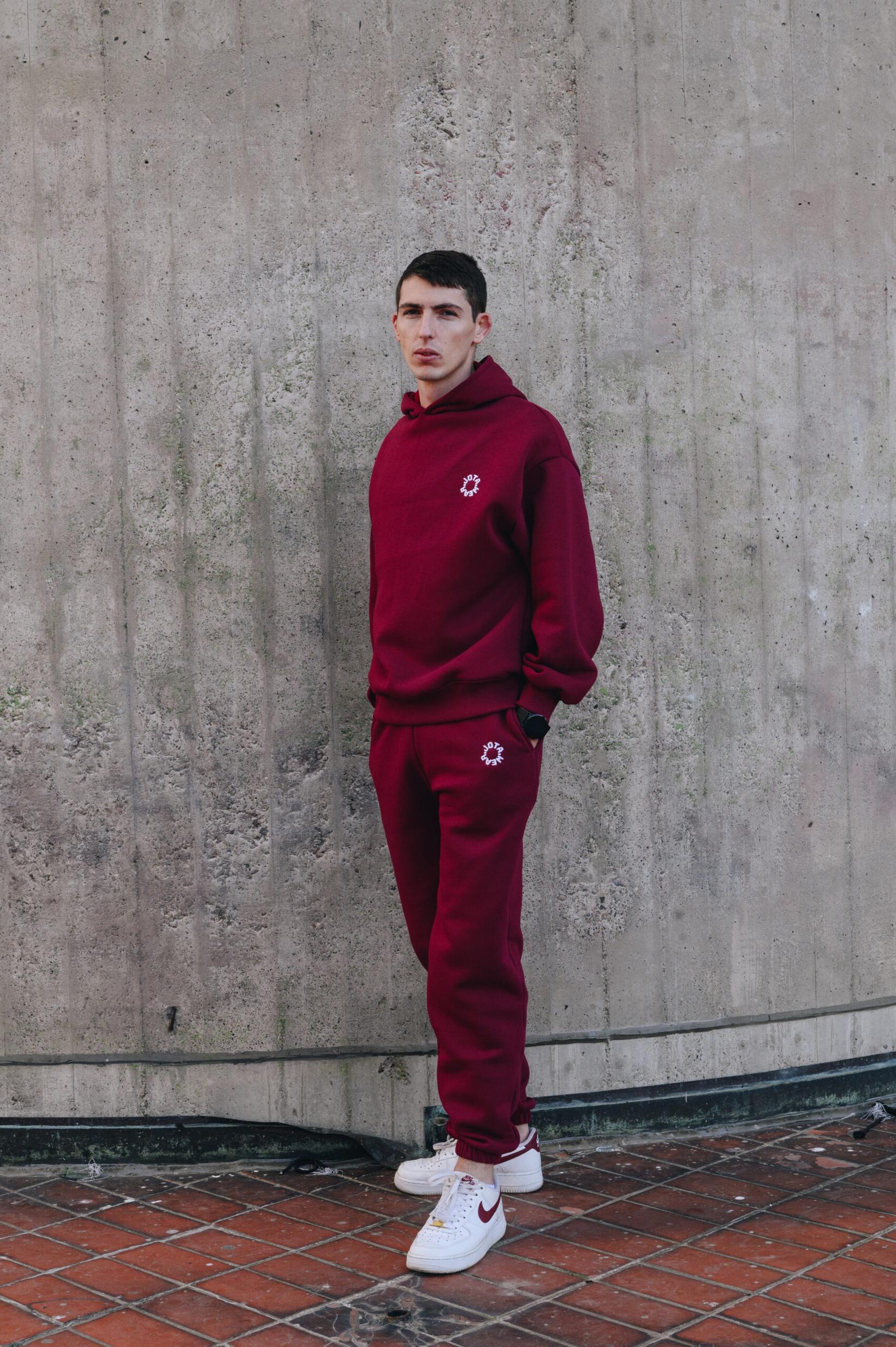 Jota Wear Komplet trenerka Cherry, Bordo