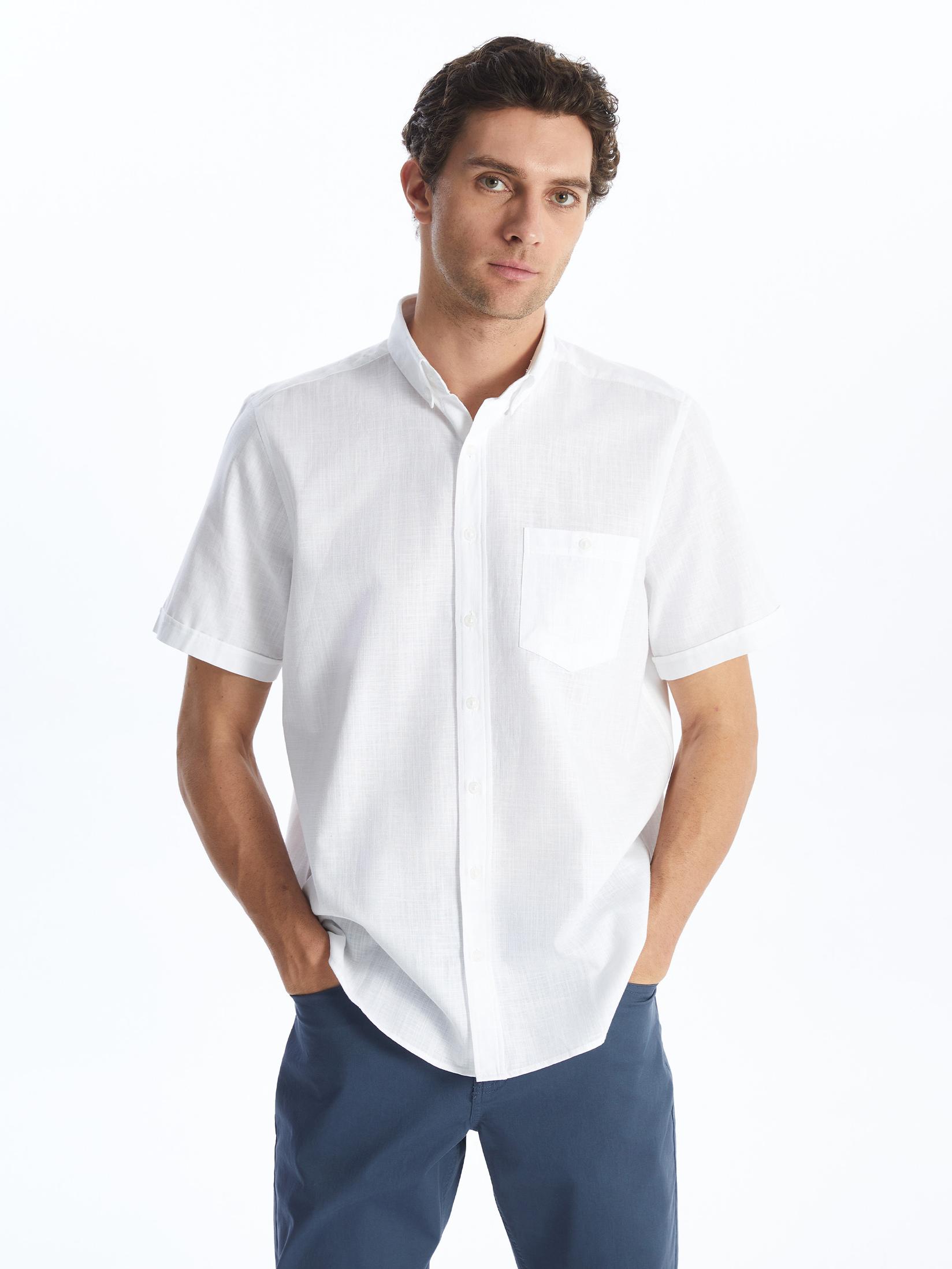 LC Waikiki Muška košulja S41950Z8-Q6K, Bela