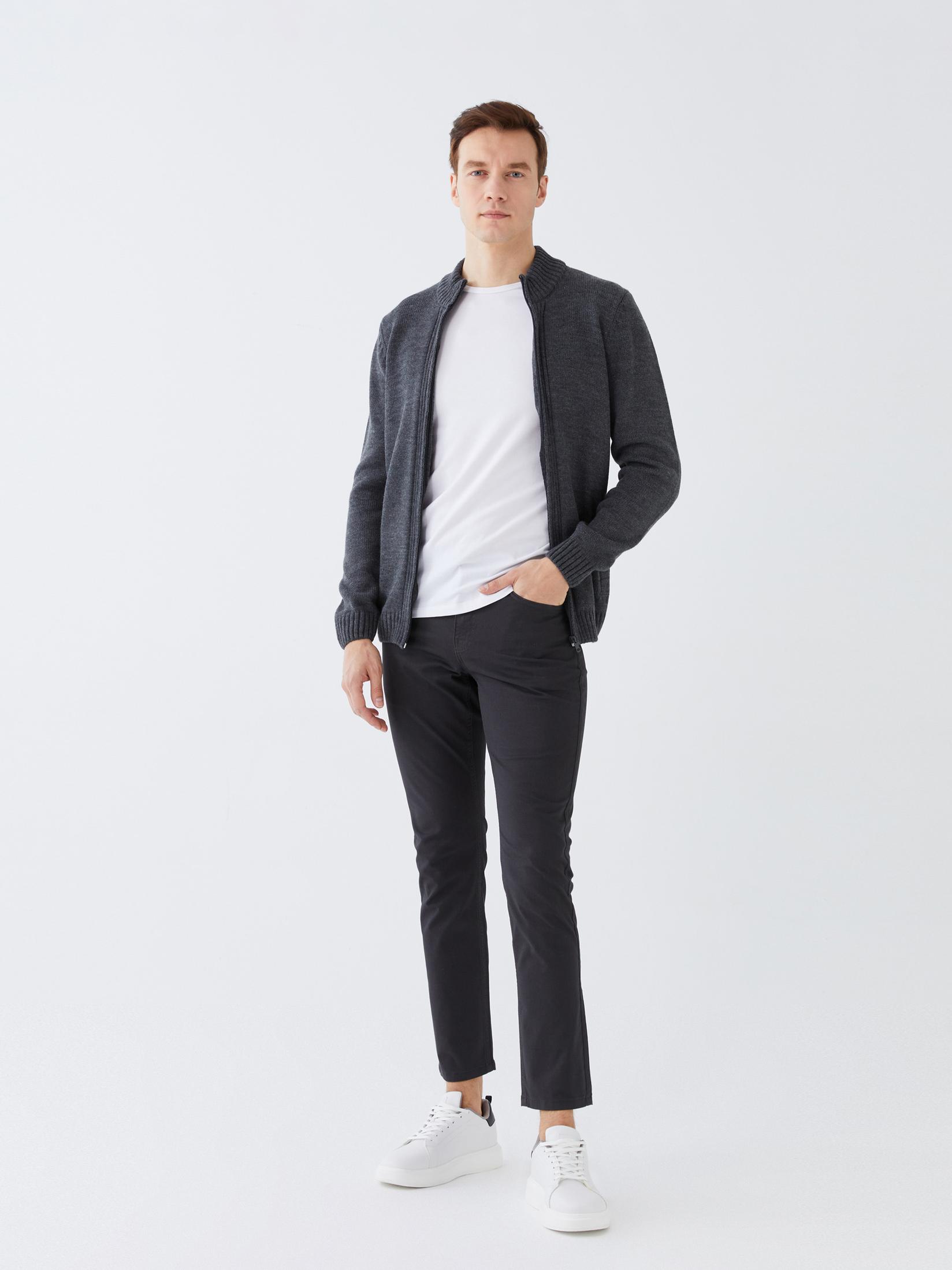 LC Waikiki Muške patalone S37632Z8-S2L, Antracit