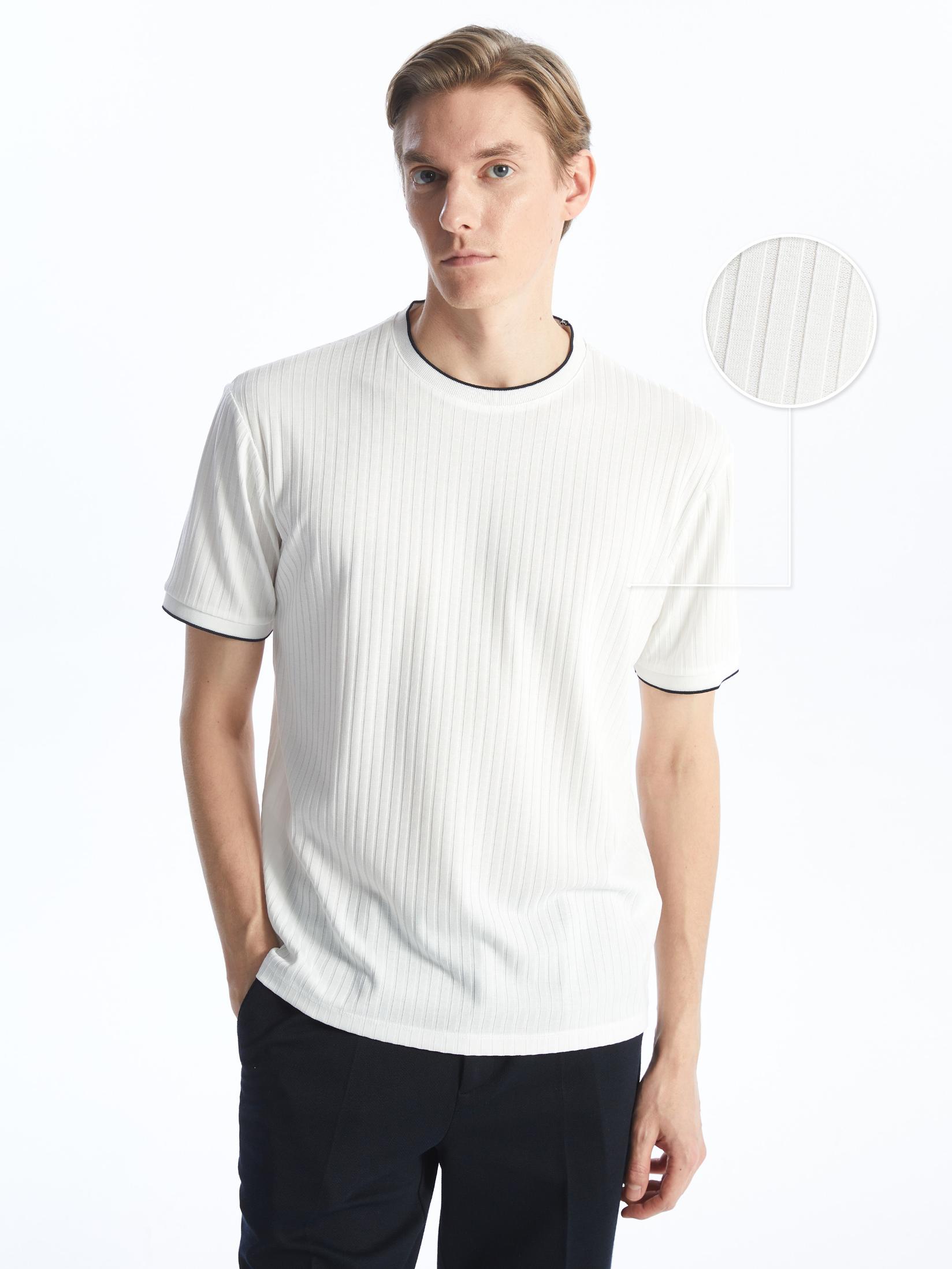 LC Waikiki Muška majica S42296Z8-J5E, Bela