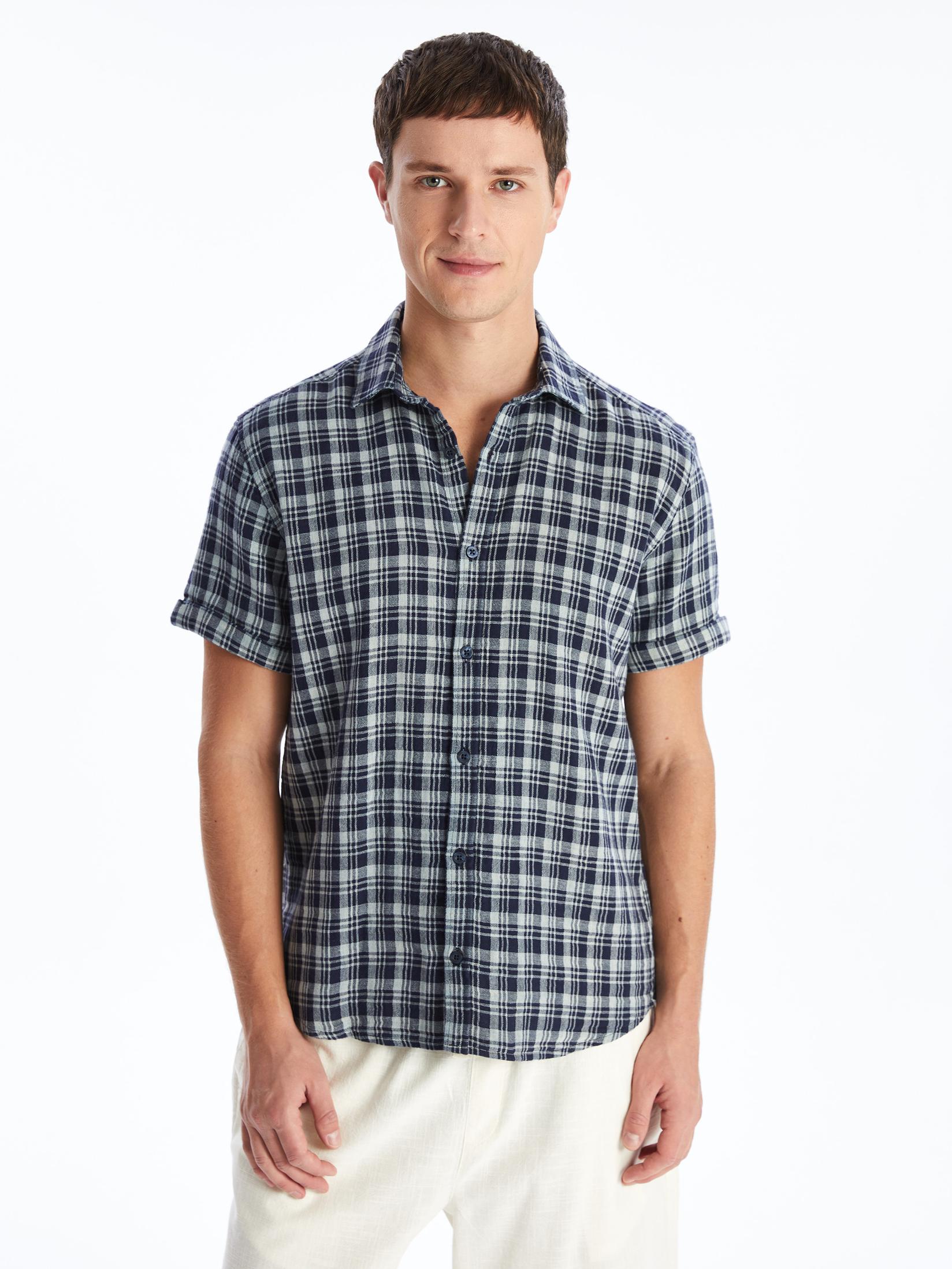 LC Waikiki Muška košulja S4JG65Z8-LN6, Teget