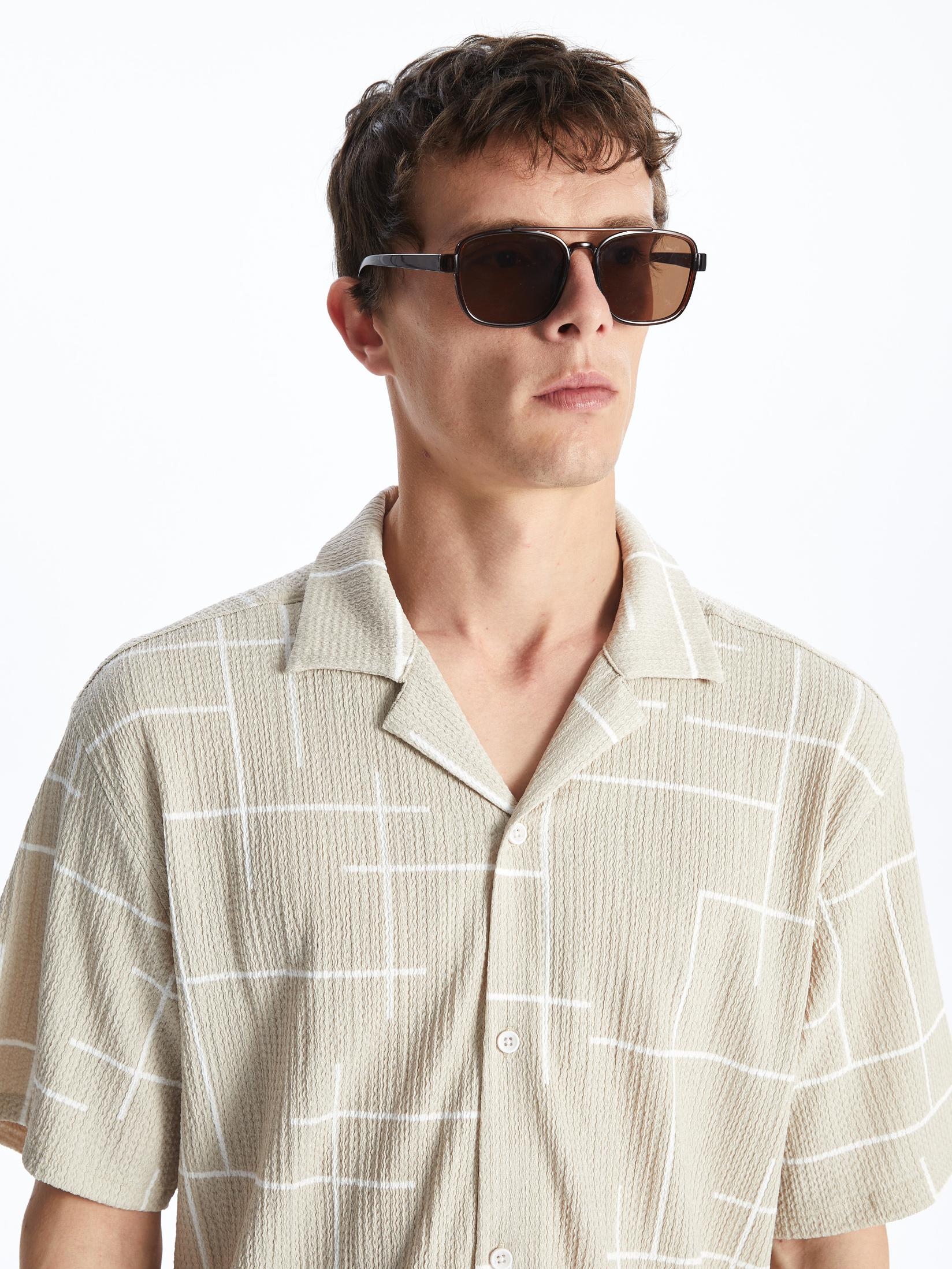 LC Waikiki Muška košulja S45835Z8-HZZ, Bež