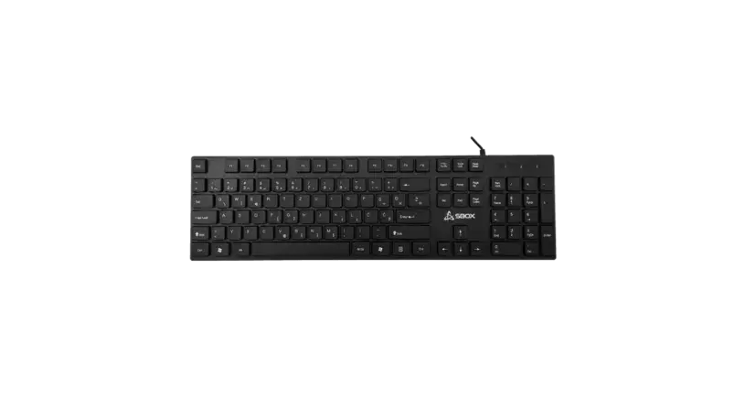 S BOX Tastatura K 123, USB, Membranska, SR, Crna