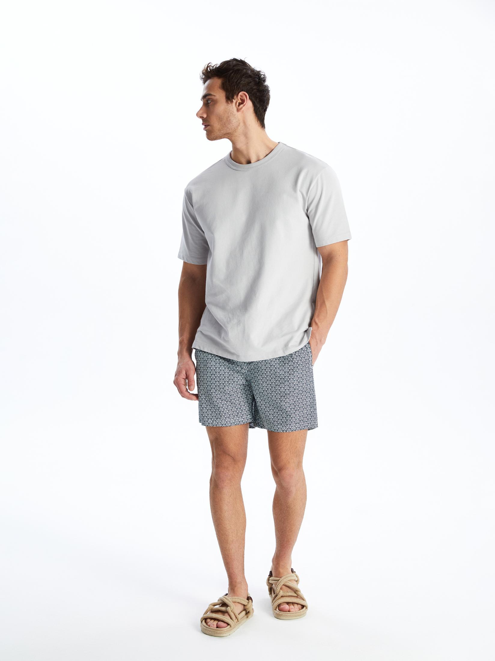 LC Waikiki Muški kupaći kostim S4CT04Z8-LU7, Beli