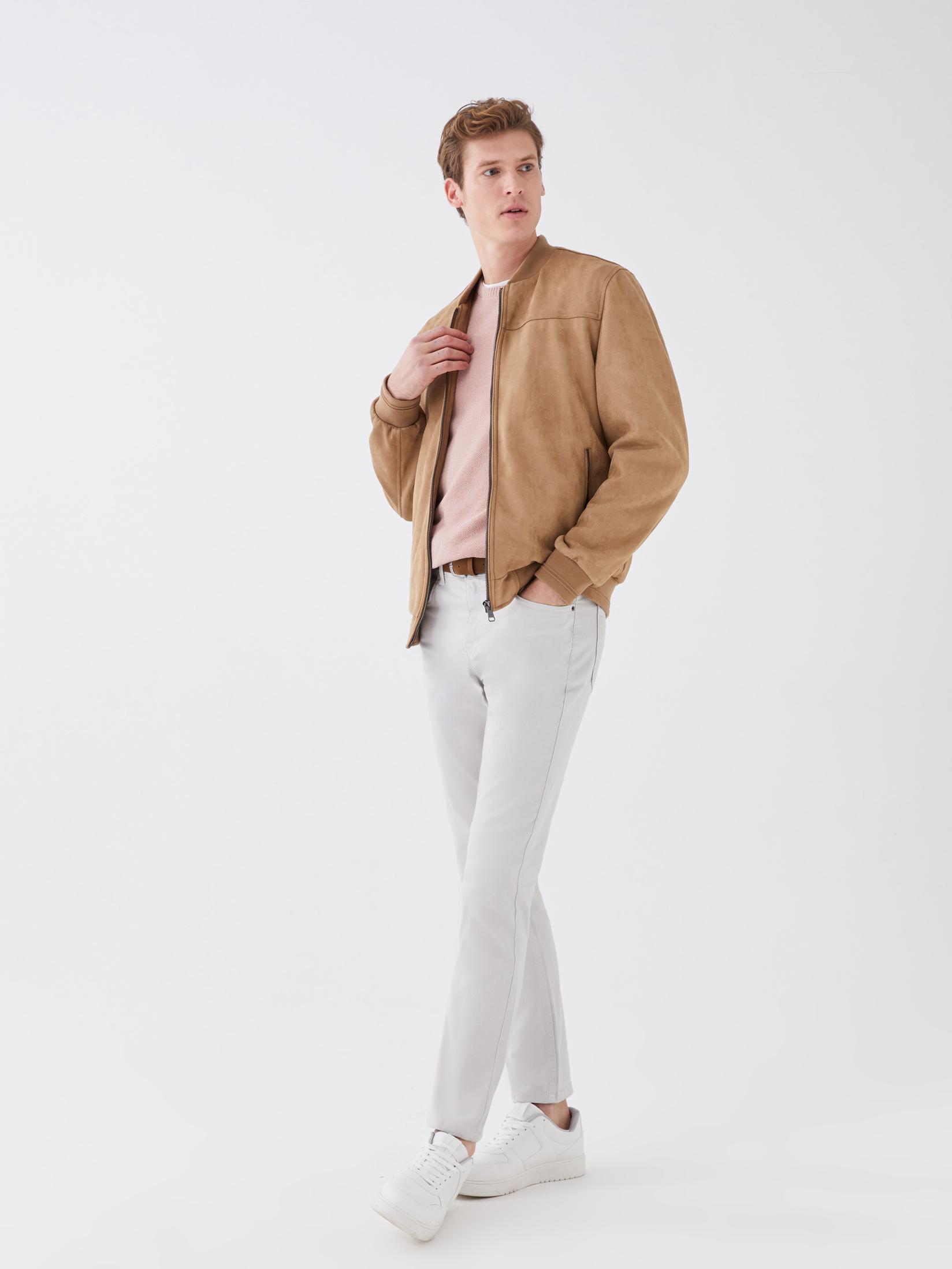 LC Waikiki Muške patalone S30661Z8-P7S, Sive