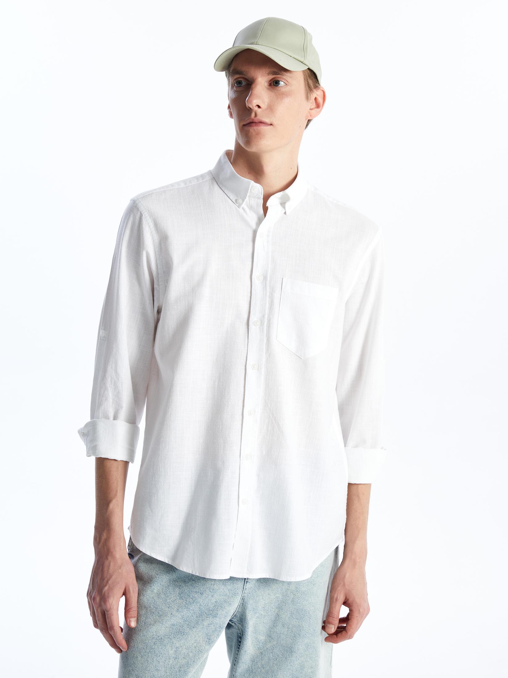 LC Waikiki Muška košulja S42525Z8-Q6K, Bela