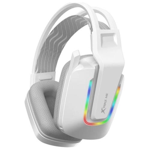 XTrike Slušalice sa mikrofonom GH712 RGB 3.5 mm,  Bele
