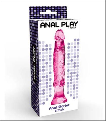ToyJoy Analni dildo Anal Starter, 16cm, Roze