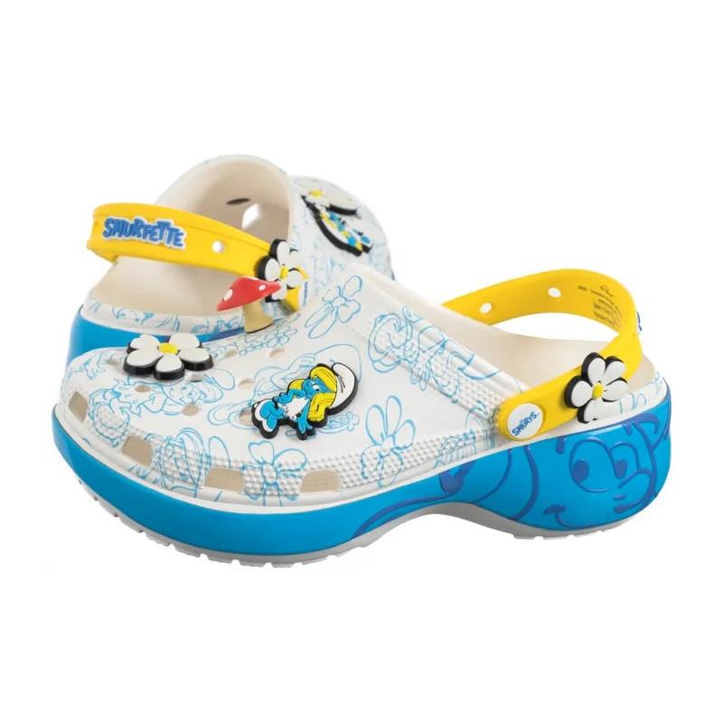 CROCS Ženske papuče Smurfs 210822-90H, Bele