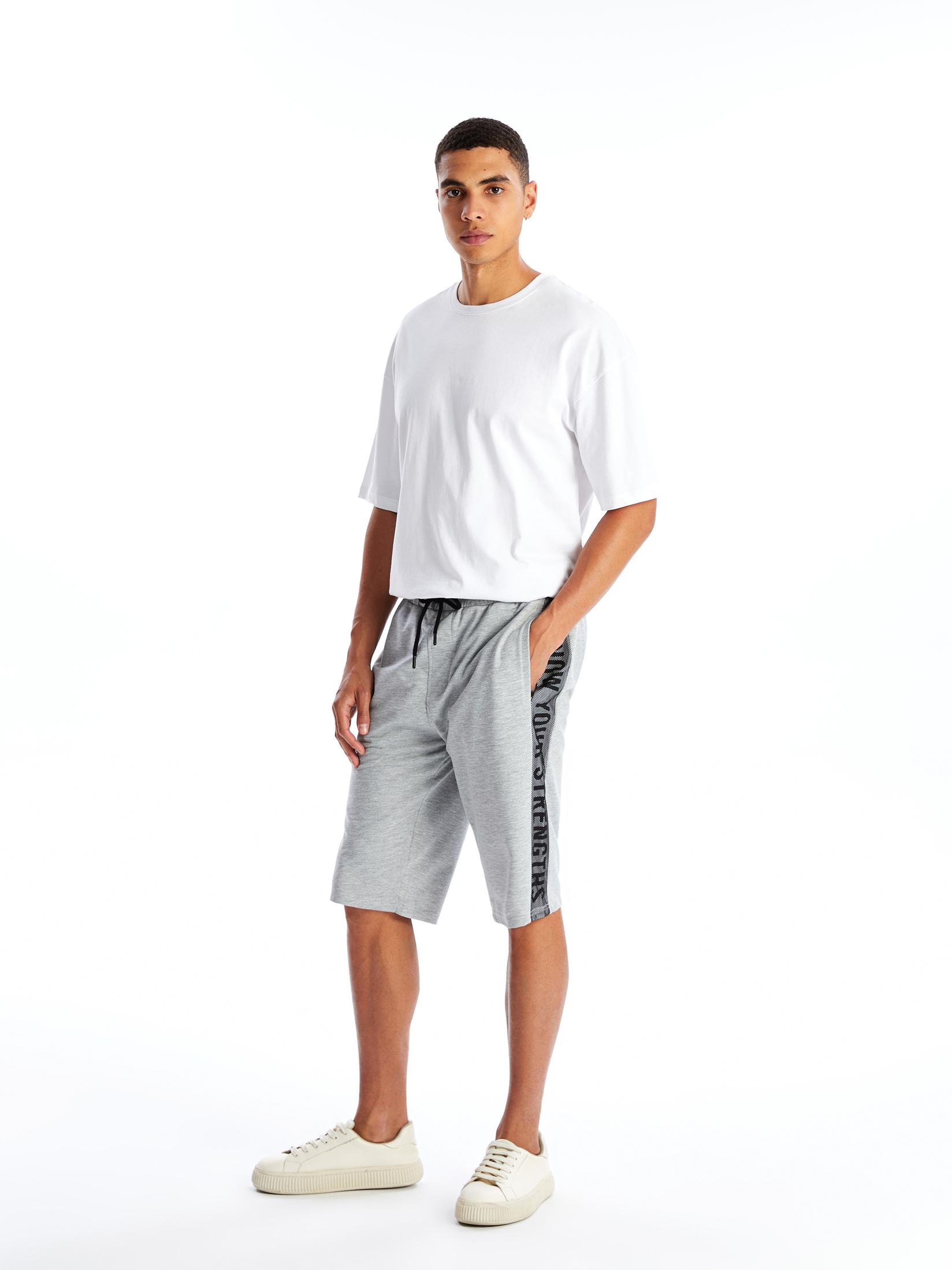 LC Waikiki Muški šorc S4NV80Z8-LAL, Svetlosivi