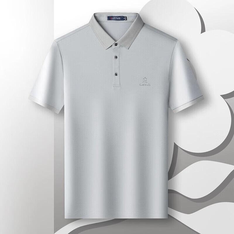 Montagut Muška majica, Polo kragna, Siva