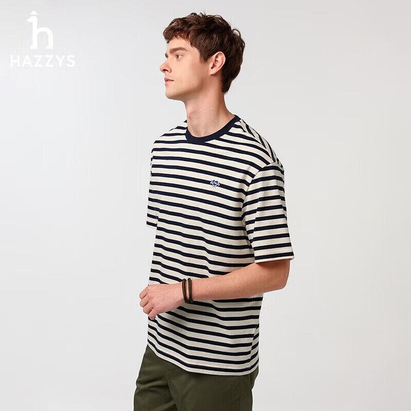 Hazzys Muška majica, Okrugli izrez, Teget