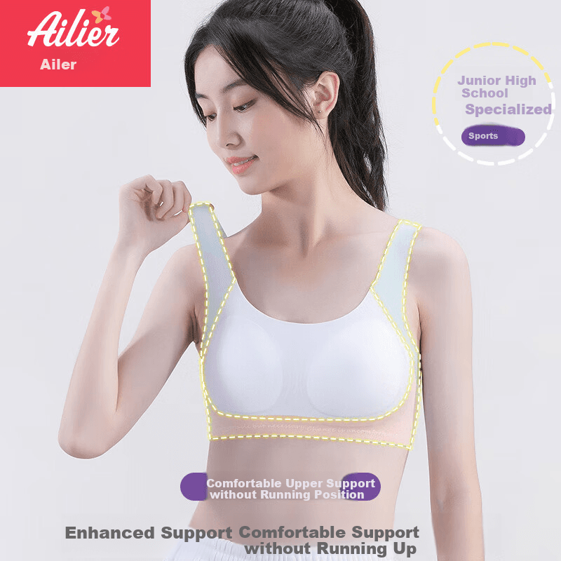 Ailier &ouluola Sportski top za devojčice, Zeleno-beli