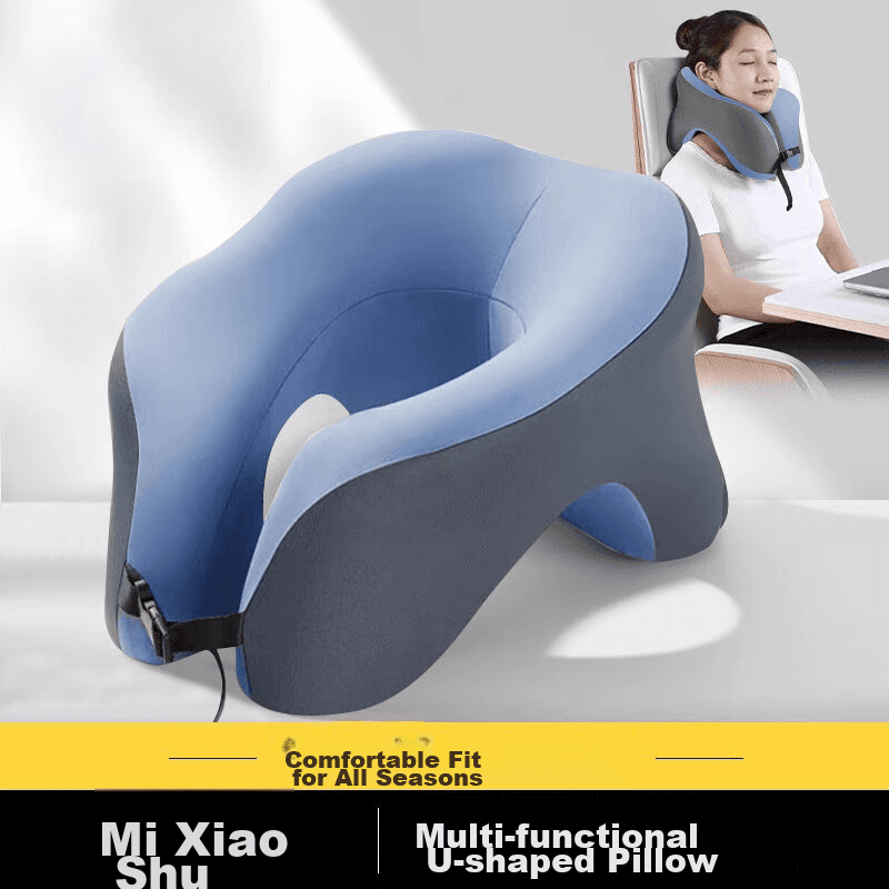Mixiaoshu Jastuk za spavanje, U-oblik, Ergonomskog dizajna, Podrška za vrat