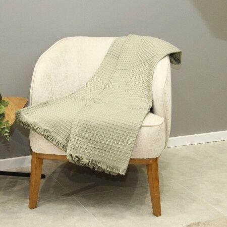 DekorDom Prekrivač Soft vafel, Svetlozeleni