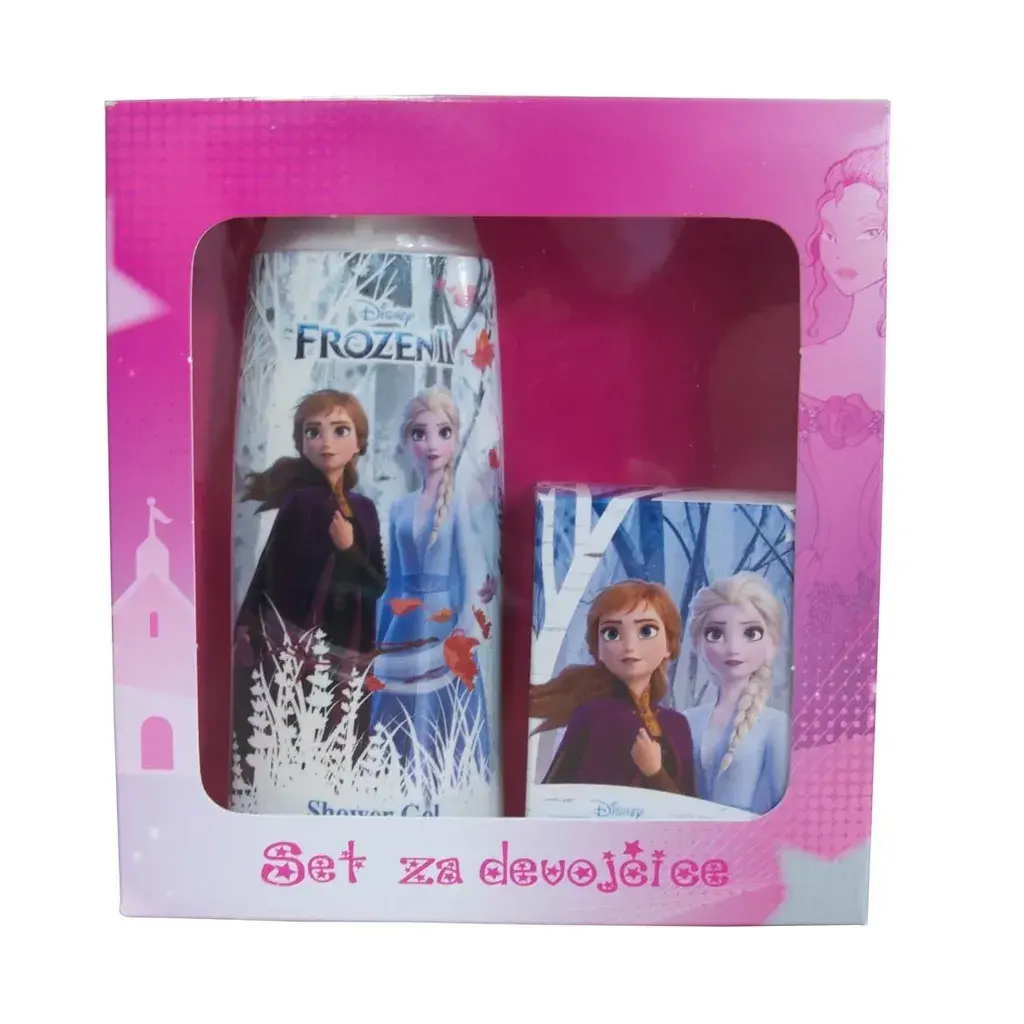 Kozmetički set za devojčice Frozen, Gel za tuširanje 300 ml + Taoletna voda 30 ml