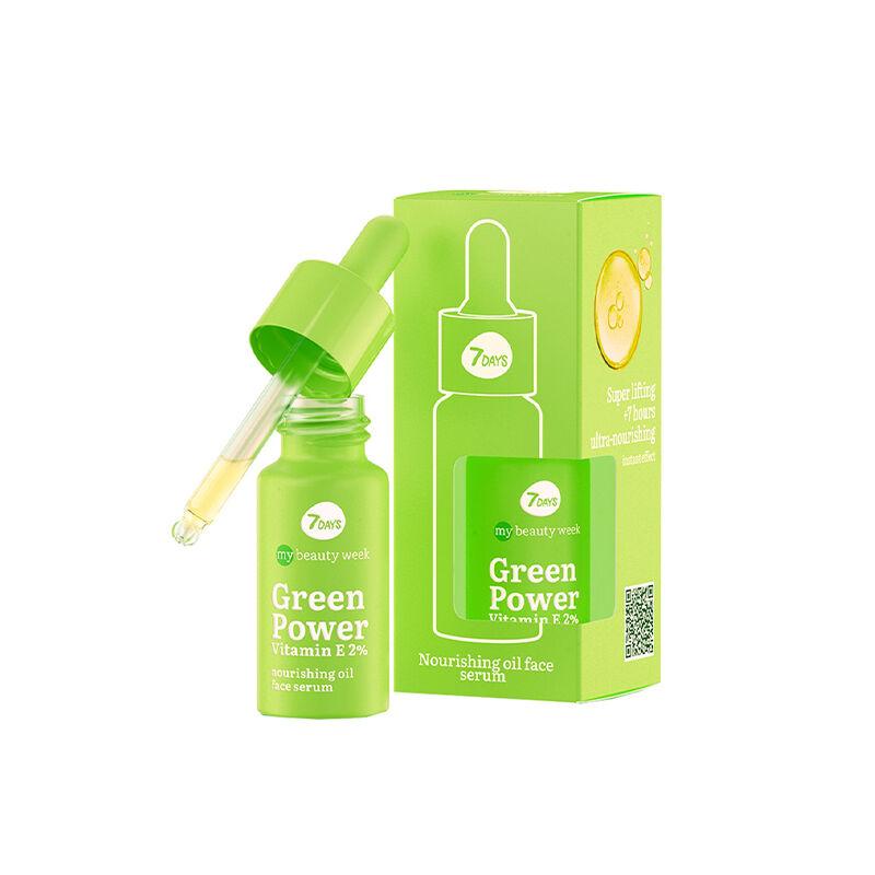 7 DAYS Nourishing serum za lice MBW, Green Power Vitamin E, 20ml
