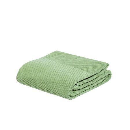 DekorDom Frotirski prekrivač Zig zag Grande, 200x210cm, Zeleni