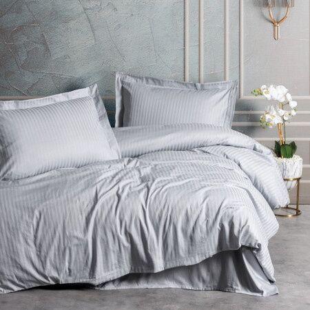 DekorDom Set posteljine CB Elegant stripe, Sivi