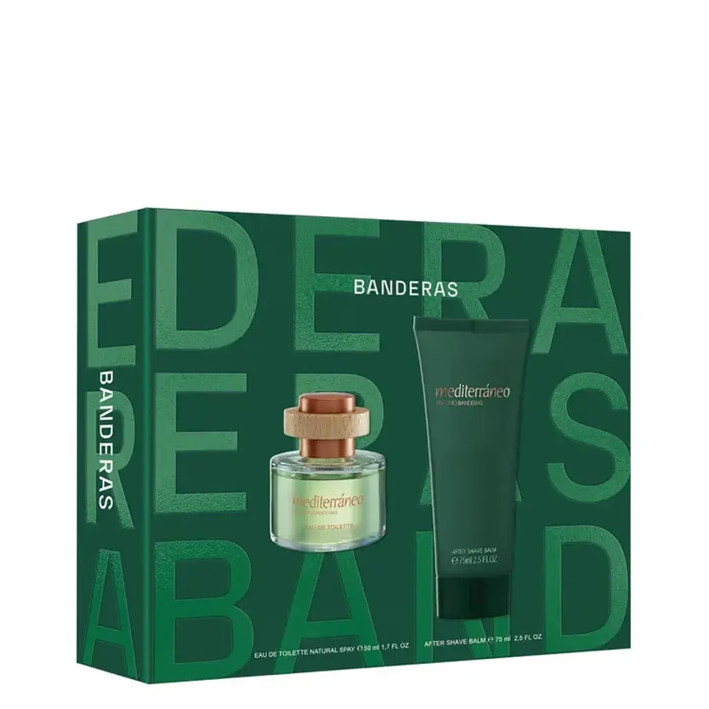 Antonio Banderas Muški parfemski set Mediterraneo, EDT, 50 ml + Balzam posle brijanja, 75 ml