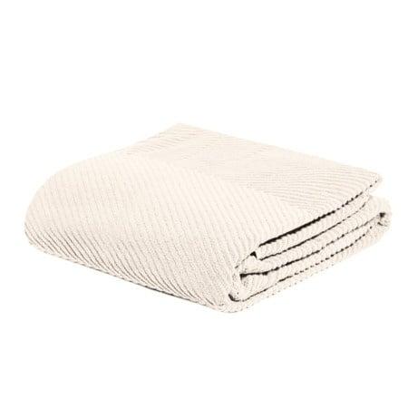 DekorDom Frotirski prekrivač Zig zag Grande, 200x210cm, Bež