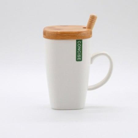 DekorDom Šolja Concise bamboo g061, Bela