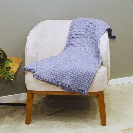 DekorDom Prekrivač Soft vafel, Ljubičasti