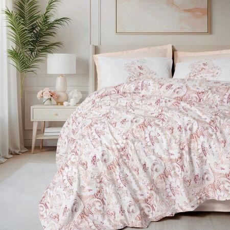 DekorDom Set posteljine Double CB Serava, Roze