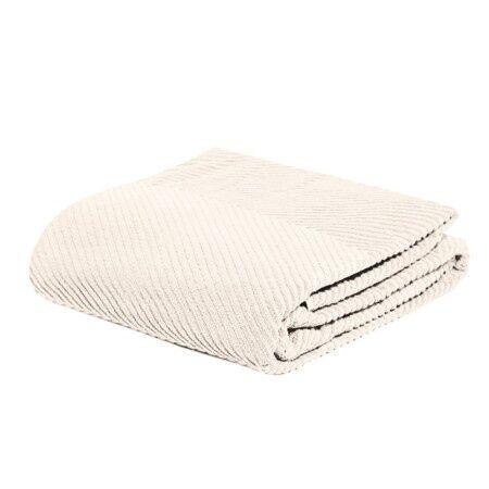 DekorDom Frotirski prekrivač Zig zag Grande, 145x200cm, Bež