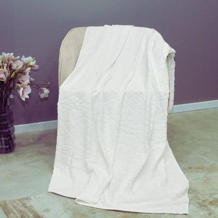 DekorDom Frotirski prekrivač Stone, 200x210cm, Beli