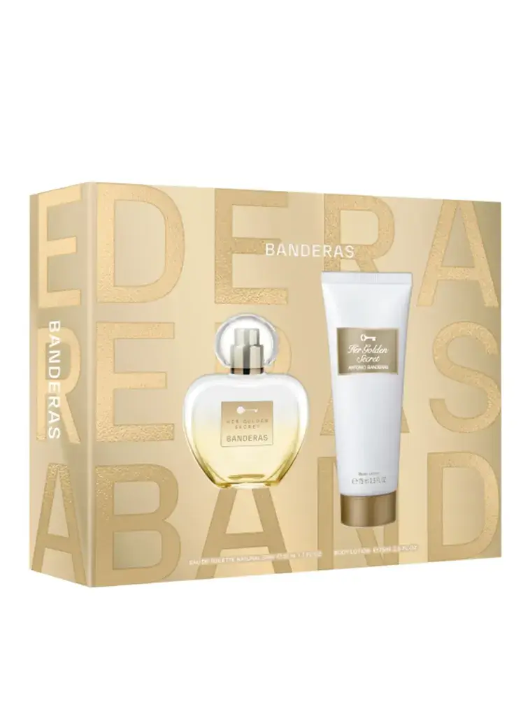 Antonio Banderas Ženski parfemski set Her golden secret, Edt, 50 ml + Losion, 75 ml