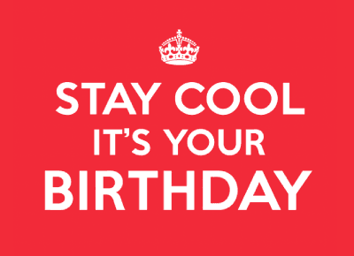 Aca Top Cat Čestitka Stay Cool, Crvena