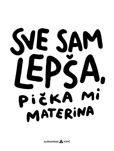 Aca Top Cat Magnet Sve sam lepša