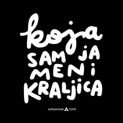 Aca Top Cat Nalepnica Kraljica, 7.5x5.5cm, Crna