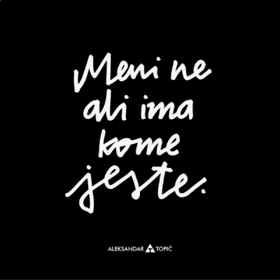 Aca Top Cat Nalepnica Meni ne, 7.5x5.5cm, Crna