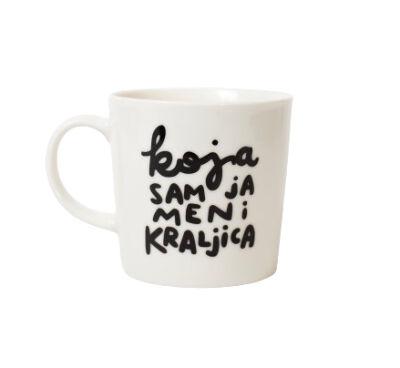 Aca Top Cat Keramička šolja Nežno, a jako, 275ml