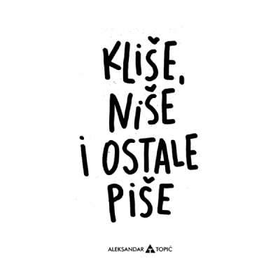 Aca Top Cat Nalepnica Kliše, 7.5x5.5cm, Bela