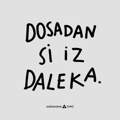 Aca Top Cat Nalepnica Dosadan, 7.5x5.5cm, Siva