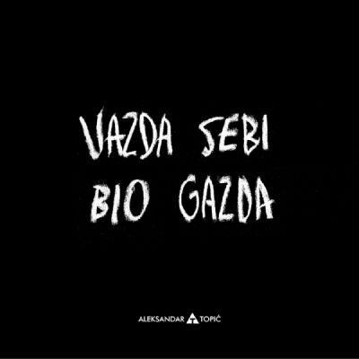 Aca Top Cat Nalepnica Gazda, 7.5x5.5cm, Crna