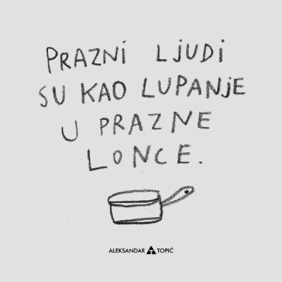 Aca Top Cat Nalepnica Prazni ljudi, 7.5x5.5cm, Siva