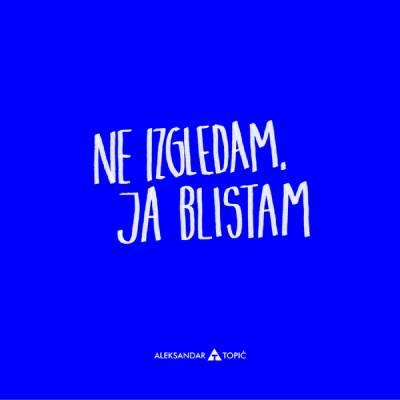 Aca Top Cat Nalepnica Blistam, 7.5x5.5cm, Tamnoplava