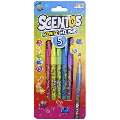 Adriatic Toys Mirišljava gel hemijska Scentos, Neon, 5 komada