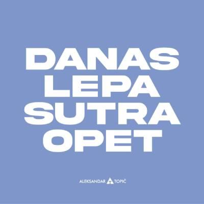 Aca Top Cat Nalepnica Večito lepa, 7.5x5.5cm, Svetloplava