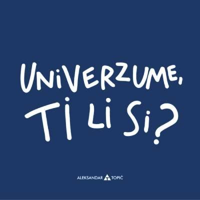 Aca Top Cat Nalepnica Univerzume, ti li si?, 7.5x5.5cm, Plava