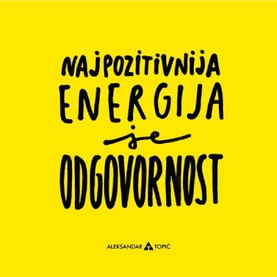 Aca Top Cat Nalepnica Odgovornost, 7.5x5.5cm, Žuta