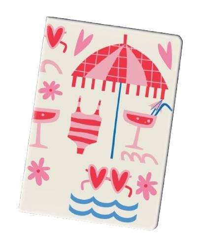 Copy Xerox S.F. Futrola za pasoš Beach, Crvena