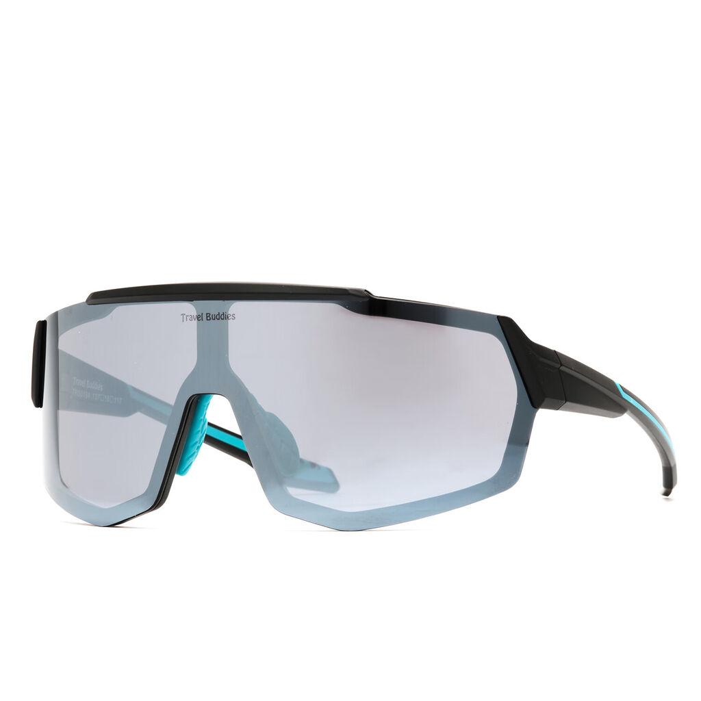 Travel Buddies Unisex naočare za sunce, Crno-sive