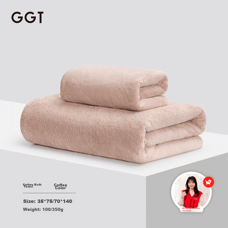 GGT Set peškira, 2 komada, Bež